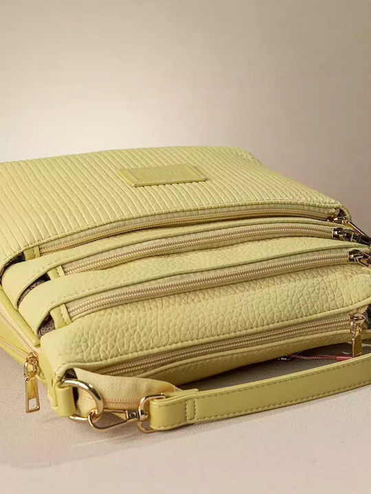 Damentasche Schultertasche Gelb