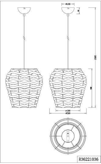 Trio Lighting Κρεμαστό Φωτιστικό Μπλε Trio Lighting Κρεμαστό Φωτιστικό Μπλε