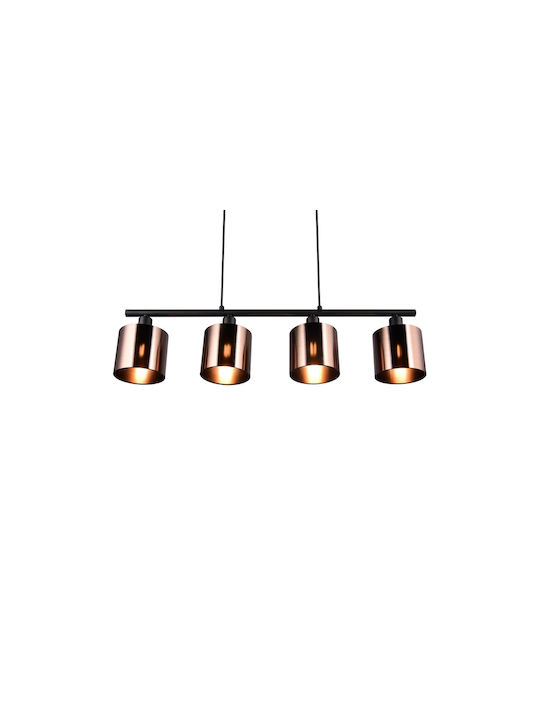 Trio Lighting Κρεμαστό Φωτιστικό Μπρούτζινο