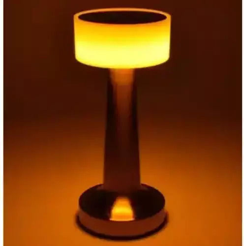 Table Lamp LED with Gold Shade and Base