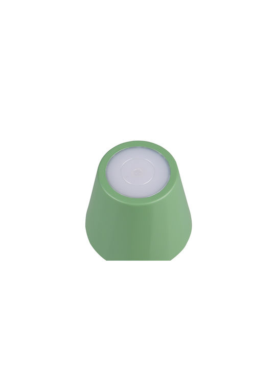 Trio Lighting Μεταλλικό Πορτατίφ LED με Πράσινο Καπέλο και Βάση
