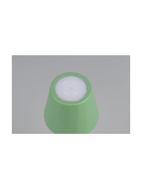 Trio Lighting Μεταλλικό Πορτατίφ LED με Πράσινο Καπέλο και Βάση