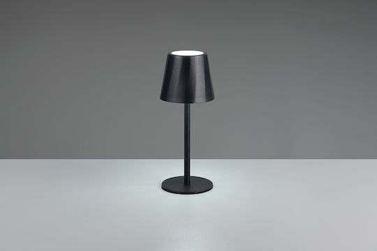 Trio Lighting Μεταλλικό Πορτατίφ LED με Μαύρο Καπέλο και Βάση