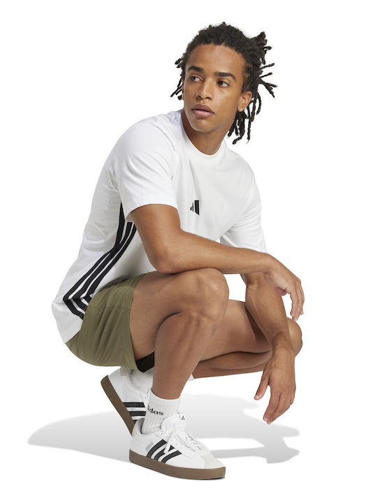 Essentials 3-stripes Sportliches T-Shirt White