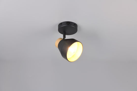 Trio Lighting Μονό Σποτ σε Μαύρο Χρώμα