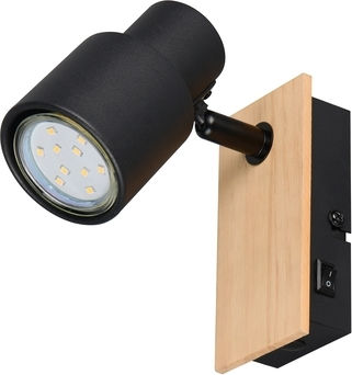 Trio Lighting Μονό Σποτ σε Μαύρο Χρώμα