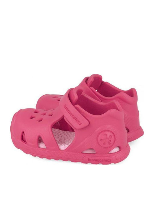 Children's Anatomical Beach Shoes Fuchsia