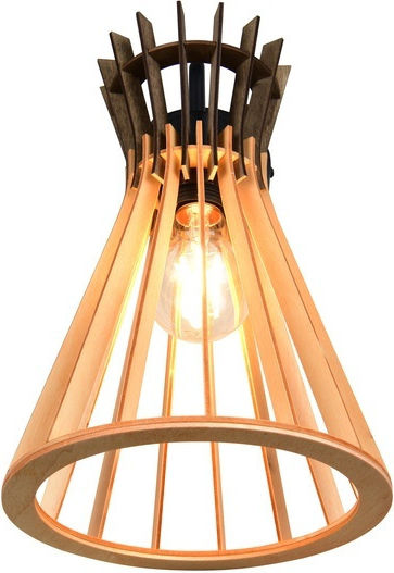 Trio Lighting Industrielle Wandleuchte Schwarz