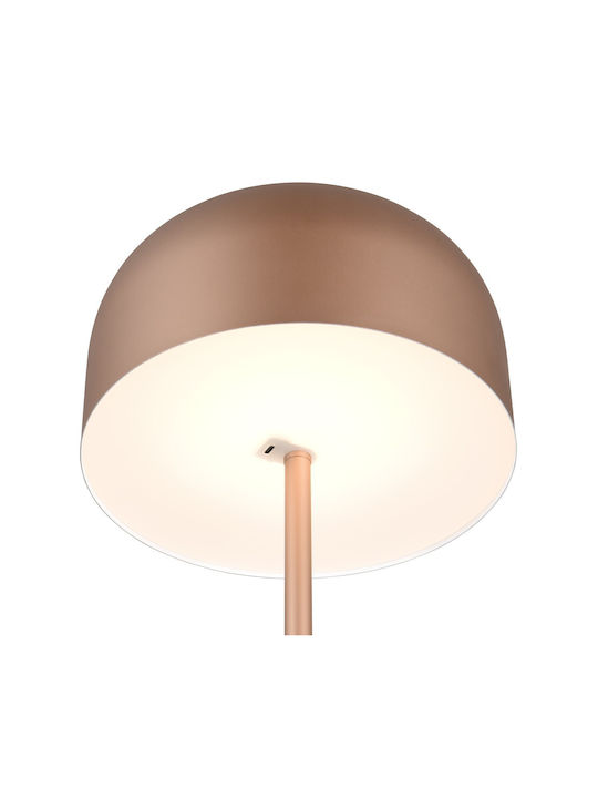 Trio Lighting LED Φωτιστικό Δαπέδου με Θερμό Λευκό Φως Καφέ