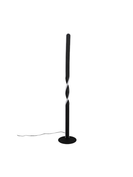 Trio Lighting LED Φωτιστικό Δαπέδου με Θερμό Λευκό Φως Μαύρο