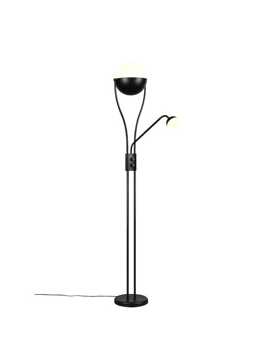 Trio Lighting Chris LED Floor Lamp with Warm White Light Black