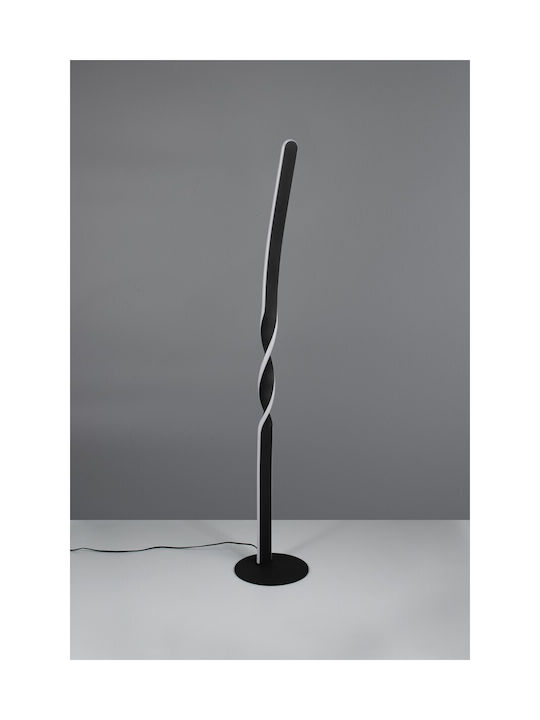 Trio Lighting LED Φωτιστικό Δαπέδου με Θερμό Λευκό Φως Μαύρο