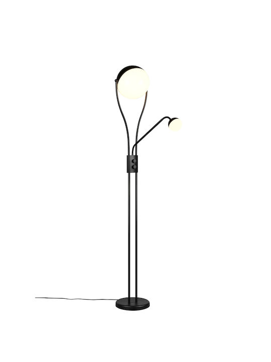 Trio Lighting Chris LED Floor Lamp with Warm White Light Black
