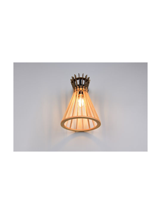 Trio Lighting Industrial Wall Lamp Black