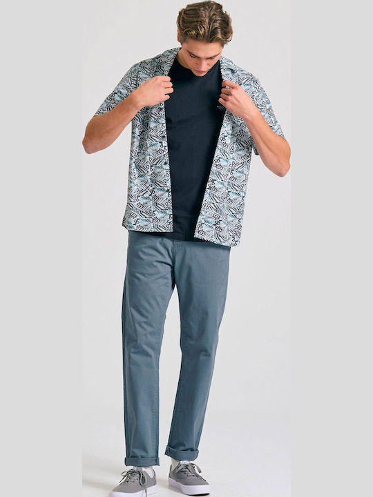 Trousers Chino Elastic in Regular Fit Steel Grey