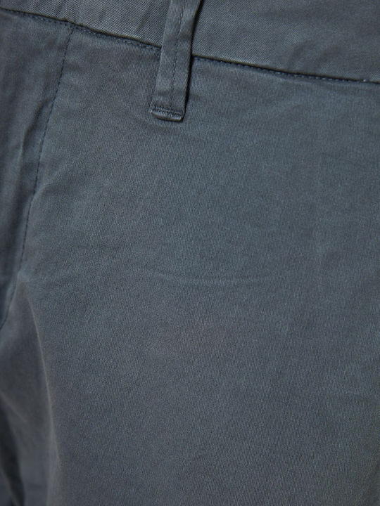 Trousers Chino Elastic in Regular Fit Steel Grey