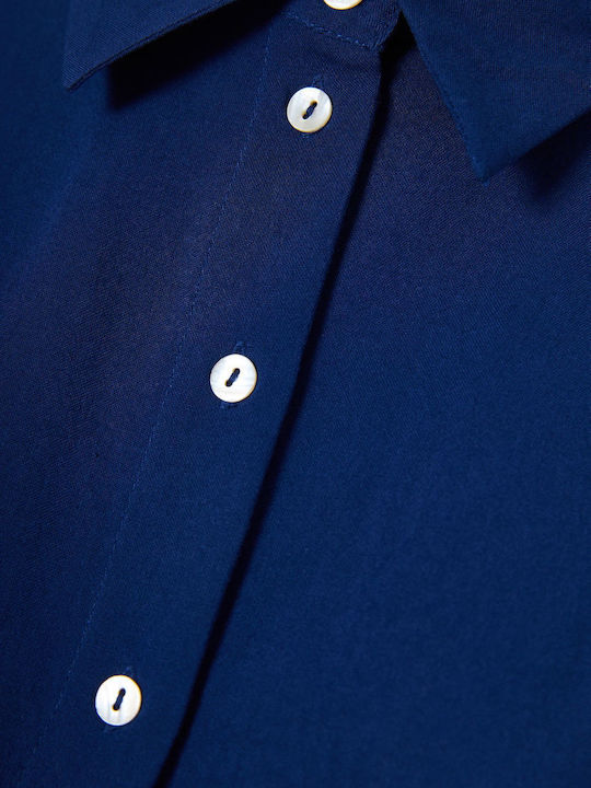 Ärmellos Damen Hemd Skipper Blue