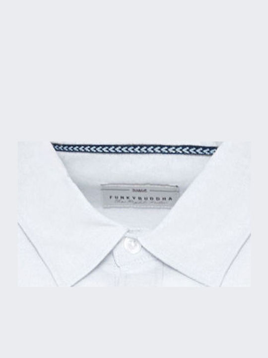Long-sleeved Cotton Shirt White