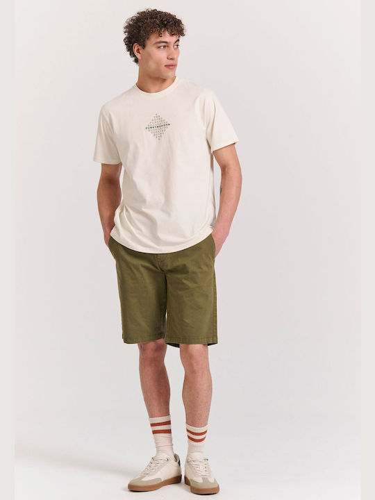 Funky Buddha Men's Shorts Chino Khaki