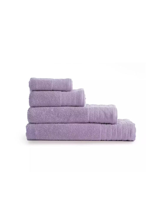 Nef-Nef Homeware Bath Towel Set 3pcs Fresh Lavender Weight 550gr/m²