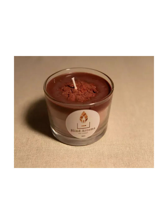 Dc-3001 Duftkerze aus Sojawachs Vanille Butter Crème Brûlée Glas 150ml Braun