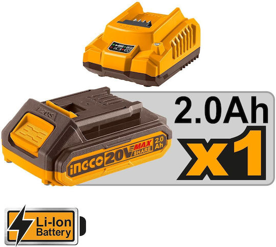 Ingco Electric Ratchet 3/8" Battery 20V 1x2Ah