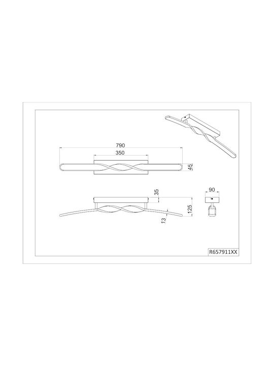Trio Lighting Πλαφονιέρα Trio Lighting Πλαφονιέρα