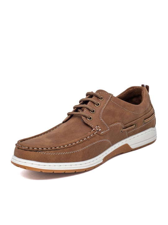 Ανδρικά Boat Shoes σε Καφέ Χρώμα
