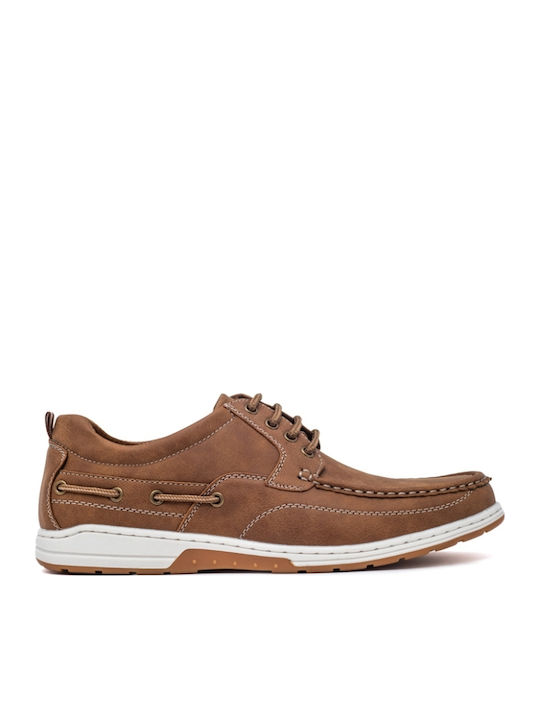 Ανδρικά Boat Shoes σε Καφέ Χρώμα