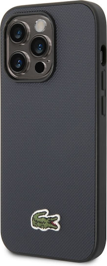 Lacoste Iconic Petit Pique Задна корица Пластмаса / Силикон Тъмносин (iPhone 14 Pro Max)