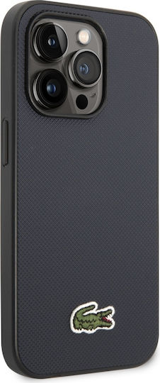 Lacoste Iconic Petit Pique Задна корица Пластмаса / Силикон Тъмносин (iPhone 14 Pro Max)