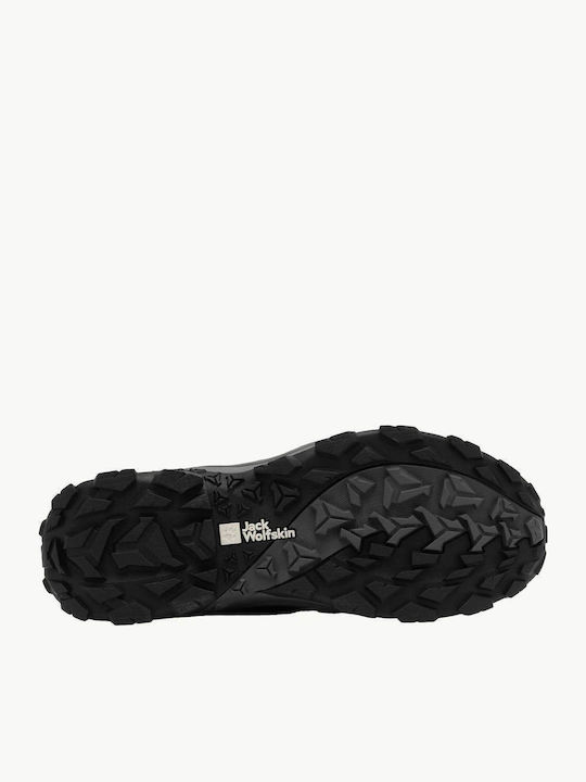Jack Wolfskin Vojo Tour Ανδρικά Ορειβατικά Μποτάκια Αδιάβροχα Μαύρα