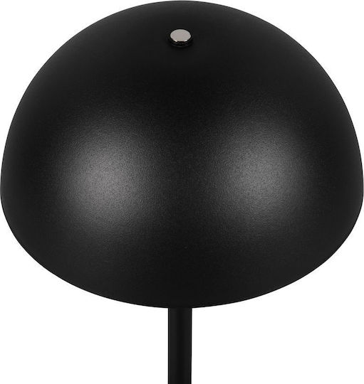 Trio Lighting Μεταλλικό Πορτατίφ LED με Μαύρο Καπέλο και Βάση