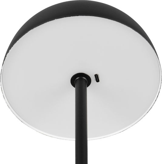 Trio Lighting Metal Lampă de masă LED cu Abajur Negru și Bază