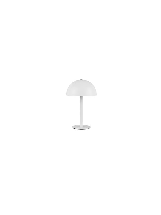 Trio Lighting Μεταλλικό Πορτατίφ LED με Λευκό Καπέλο και Βάση