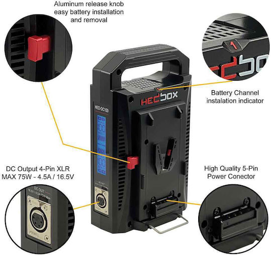 Hedbox Hed-dc150v Φορτιστής Μπαταριών