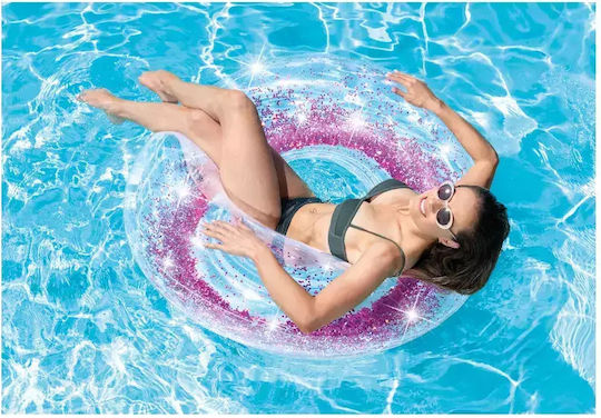 Intex Colac Gonflabil De Plajă (Culori Diverse) Cu Sclipici 107x107cm