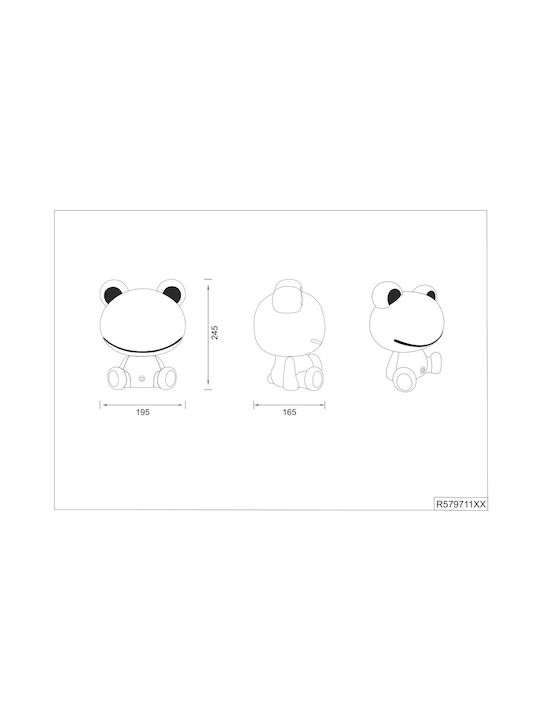 Trio Lighting Lămpi De Masă Pentru Copii Decorațiuni Roz 24.5x19.5x16.5cm
