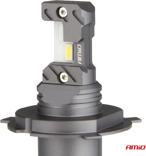 AMiO Лампи Автомобила & Мотоциклета Hybrid Series H4 Canbus LED 6000К Хладно бяло 12V 60W 2бр