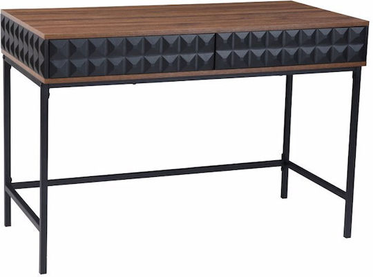 Schreibtisch Zuma 110.5x54x76cm Walnut Black Schreibtisch Zuma 110.5x54x76cm Walnut Black