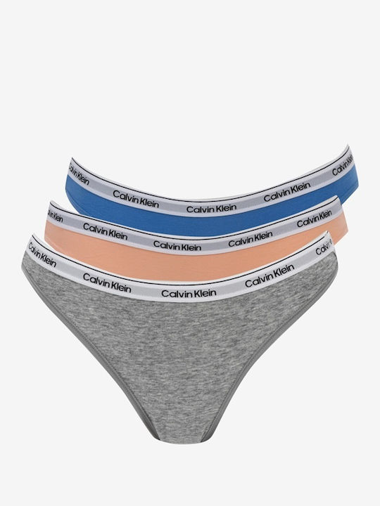 Βαμβακερά Damen Zeichenfolge 3Pack Multi Colour