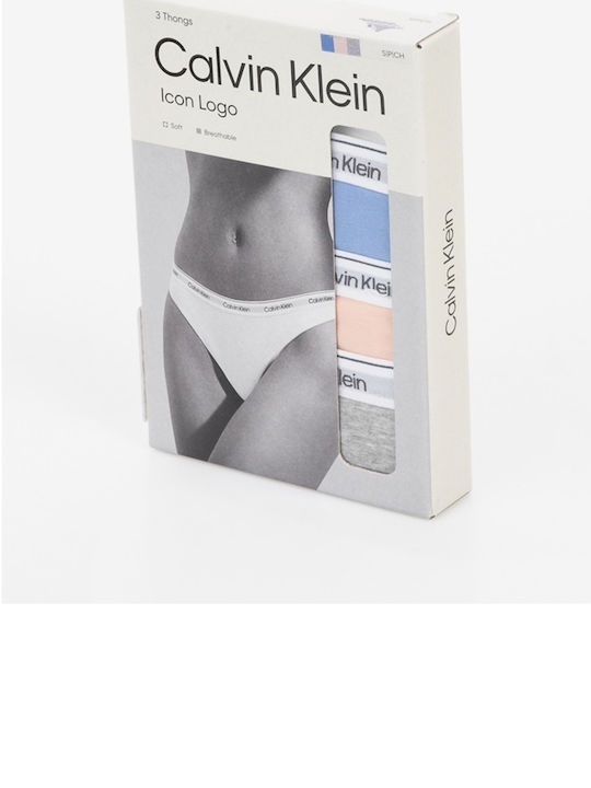 Βαμβακερά Damen Zeichenfolge 3Pack Multi Colour