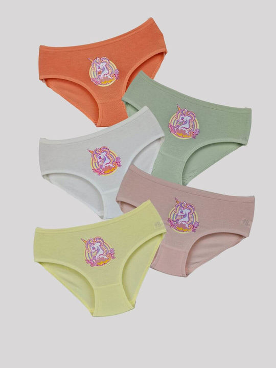 Onurel Set of Kids' Briefs Multicolored 5pcs