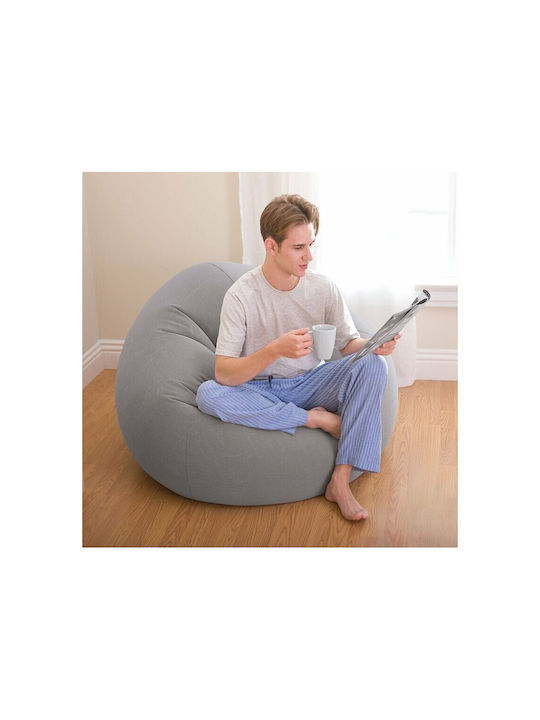 Bean Bag Chair Gray 114x114x71cm