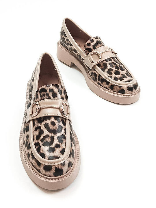 Γυναικεία Loafers σε Μπεζ Χρώμα