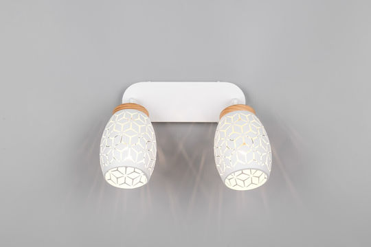 Trio Lighting Διπλό Σποτ σε Λευκό Χρώμα