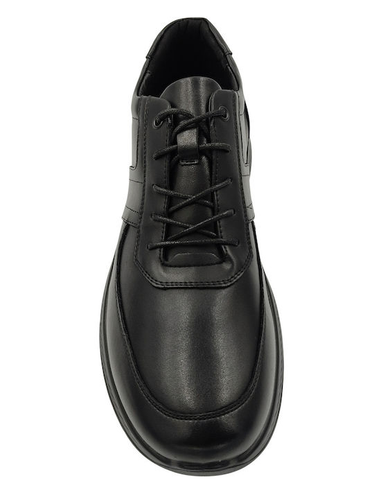 Cockers Men's Leather Casual Shoes Black