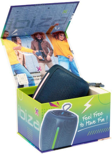 Ibiza Sound Coolbox Ηχείο Bluetooth 10W Μπλε