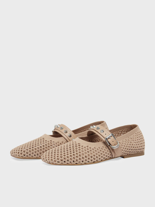 Bijoux Combo B Damen Ballerinas Beige