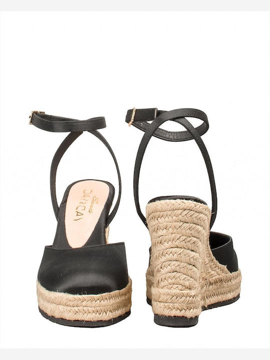 Sante Day2day Women's Platform Espadrilles Black